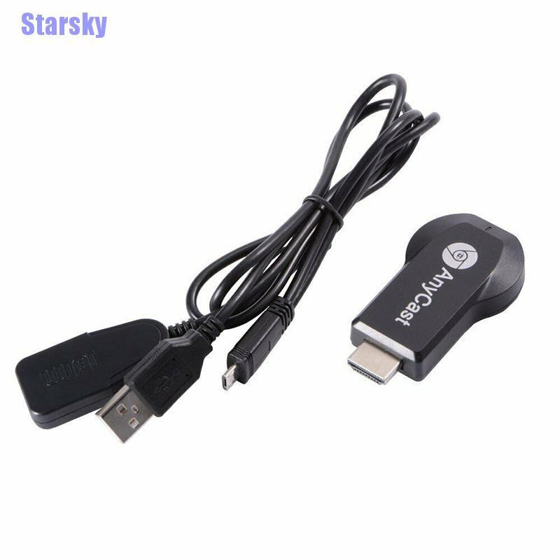 Bộ Thu Phát Tín Hiệu Wifi Starsky Anycast M4 Plus Miracast Hdmi Dongle Tv Dlna 1080p