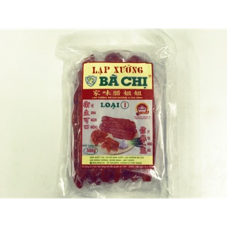 Lạp xưởng Bà Chị 500g