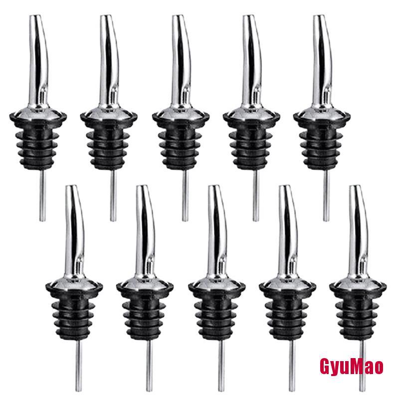 Set 10 Đầu Vòi Rót Rượu Bằng Thép Không Gỉ Tiện Dụng