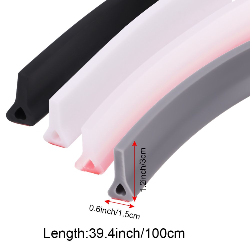 YYlingx Tự Dính Silicone Tắm Đập Chắn Nước Chặn Nước Giữ Nước Dải Có Thể Uốn Cong