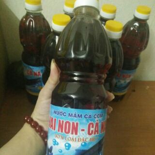 Thùng 6 chai loại 1 lít 30 độ đạm Nước mắm hai non cà ná