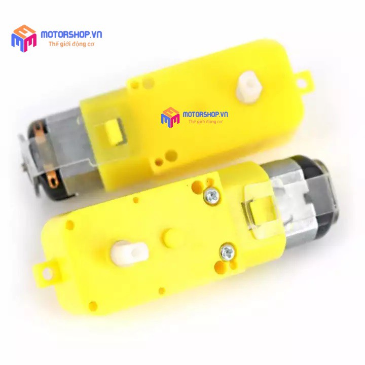 MTS Động Cơ Motor Giảm Tốc Màu Vàng 3-9V Chế Mô Hình Robot