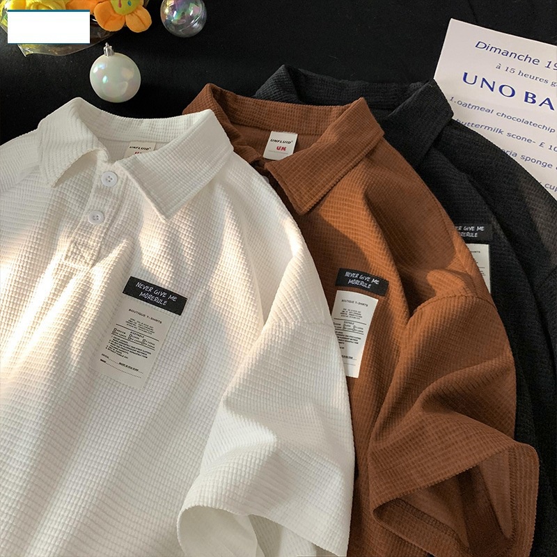 Áo Thun polo Ngắn Tay oversize Thời Trang Dành Cho Nam