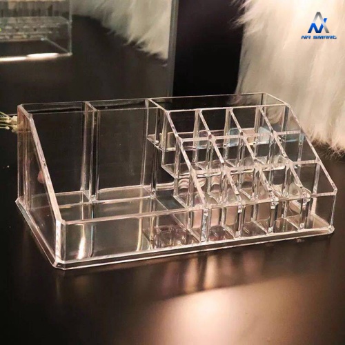 Kệ Đựng Mỹ Phẩm Đa Năng Trong Suốt Sang Chảnh 16 Ô Kích Thước 22x12x8cm