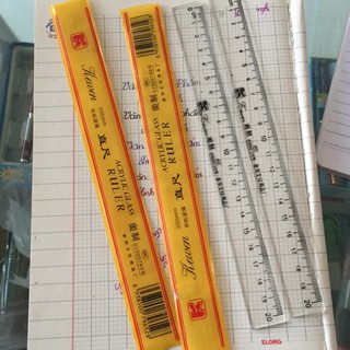 Thước Kẻ 😍FREESHIP😍 Thước Nhựa Cứng 20cm và 30cm