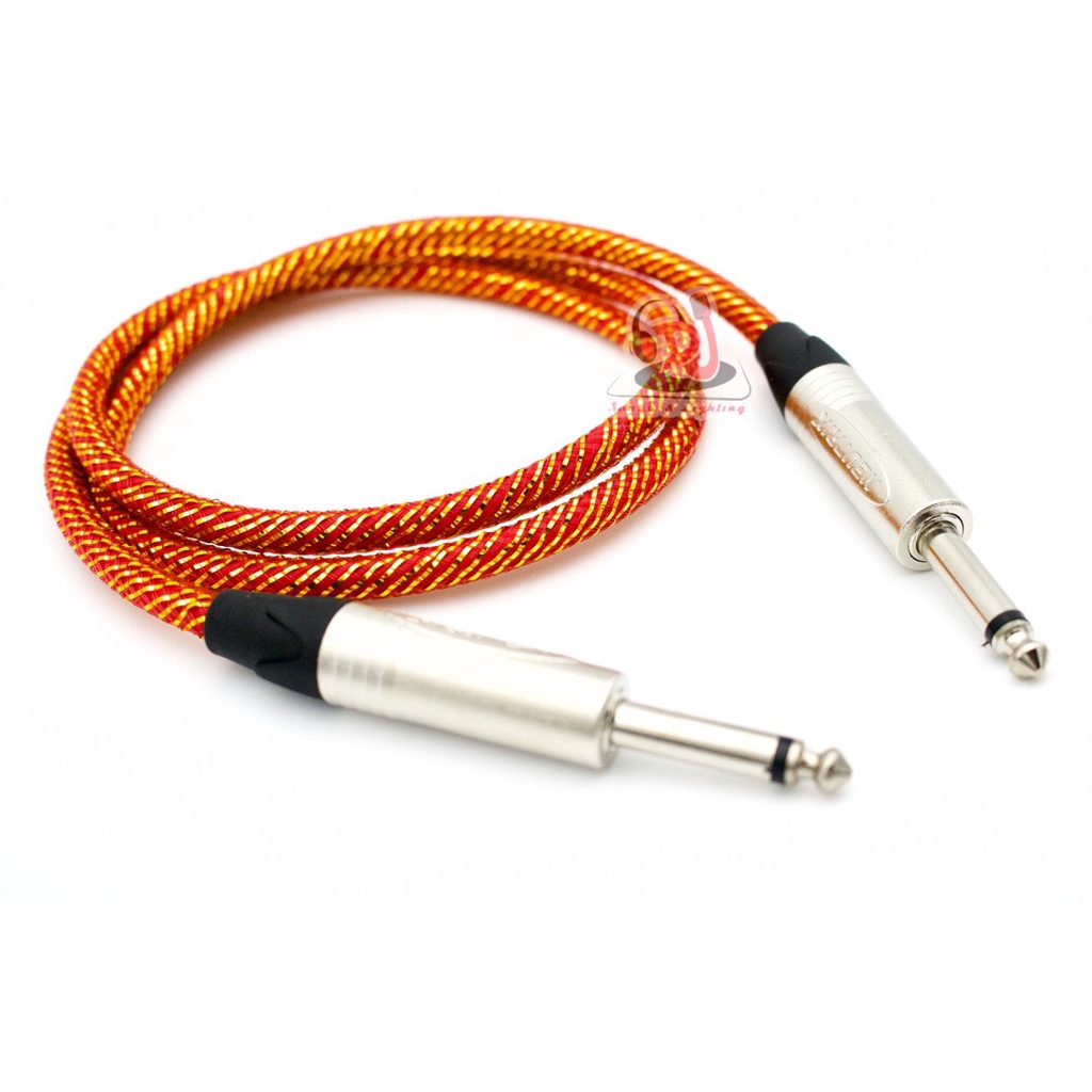 Dây jack cao cấp 2 đầu 6Ly,01 dây 6mm, dây 6.35mm, dây micro, dây tín hiệu