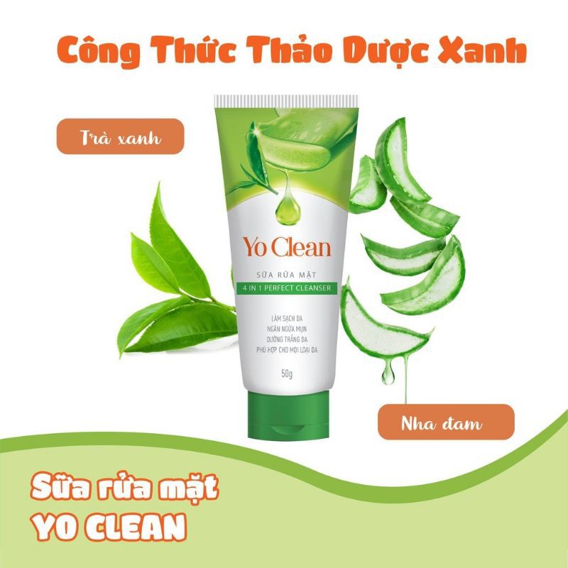 Yo Clean SỮA RỬA MẶT YO CLEAN 50g