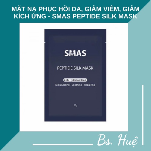 [Chính hãng] Mặt nạ phục hồi da Smas peptide silk mask