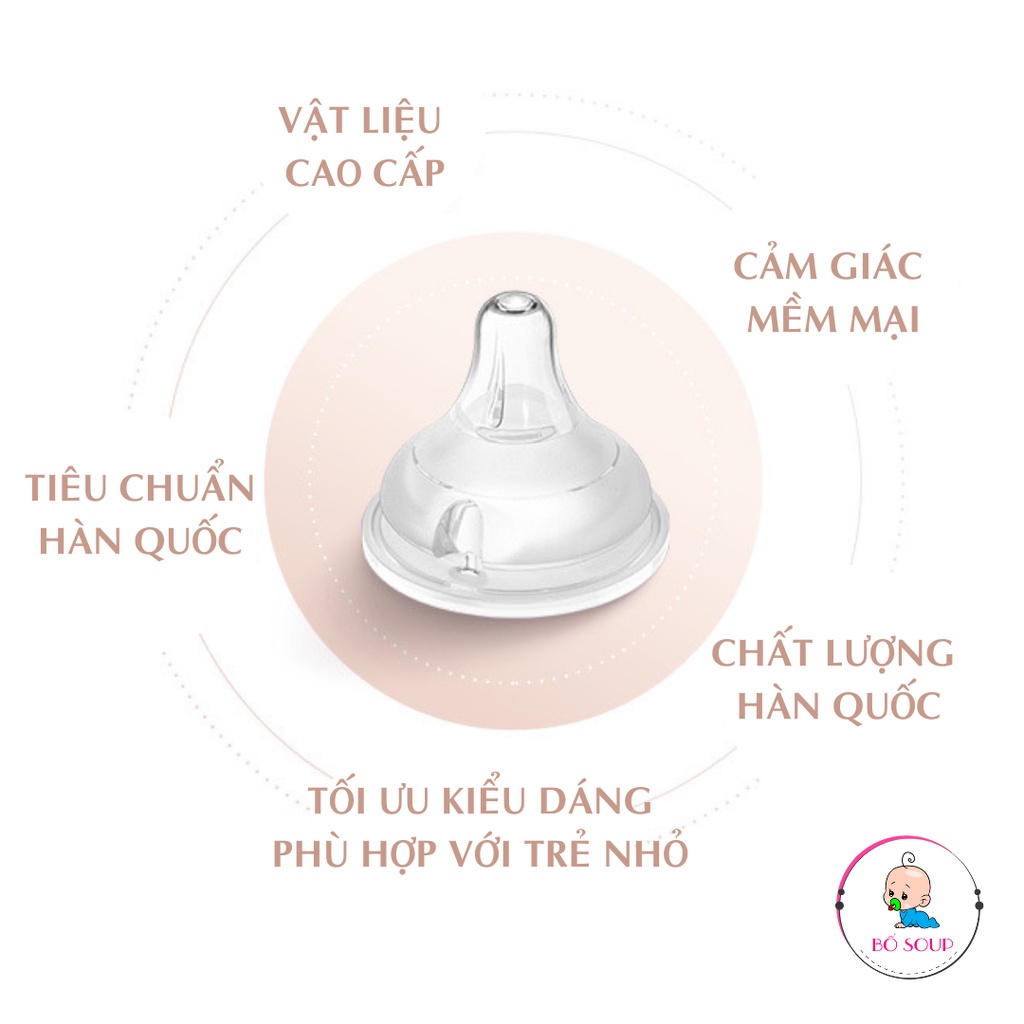 Núm ti Moyuum Hàn Quốc chính hãng đủ size 1/2/3/4 Shop Bố Soup