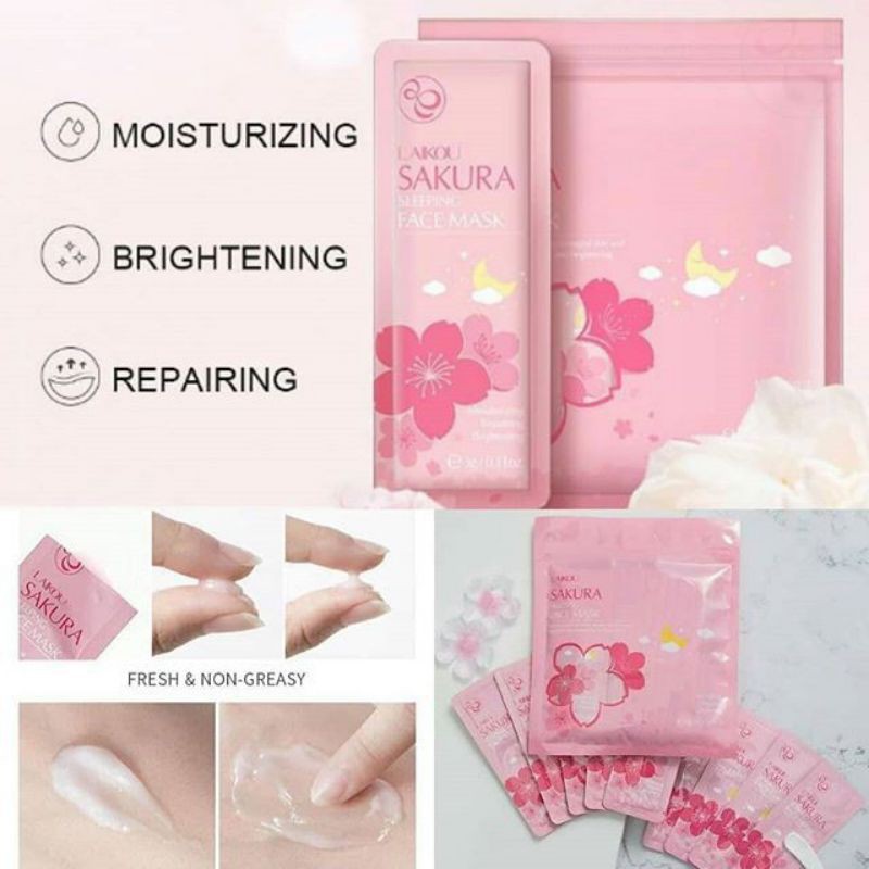 Mặt Nạ Ngủ 💕𝑭𝒓𝒆𝒆𝒔𝒉𝒊𝒑💕 Mask Ngủ Hoa Anh Đào Sakura LAIKOU