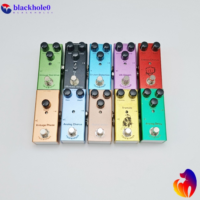 Bàn Đạp Guitar Điện Cổ Điển Overdrive / distortion Crunch / distortion / tremolo / classic Chorus / digital Delay