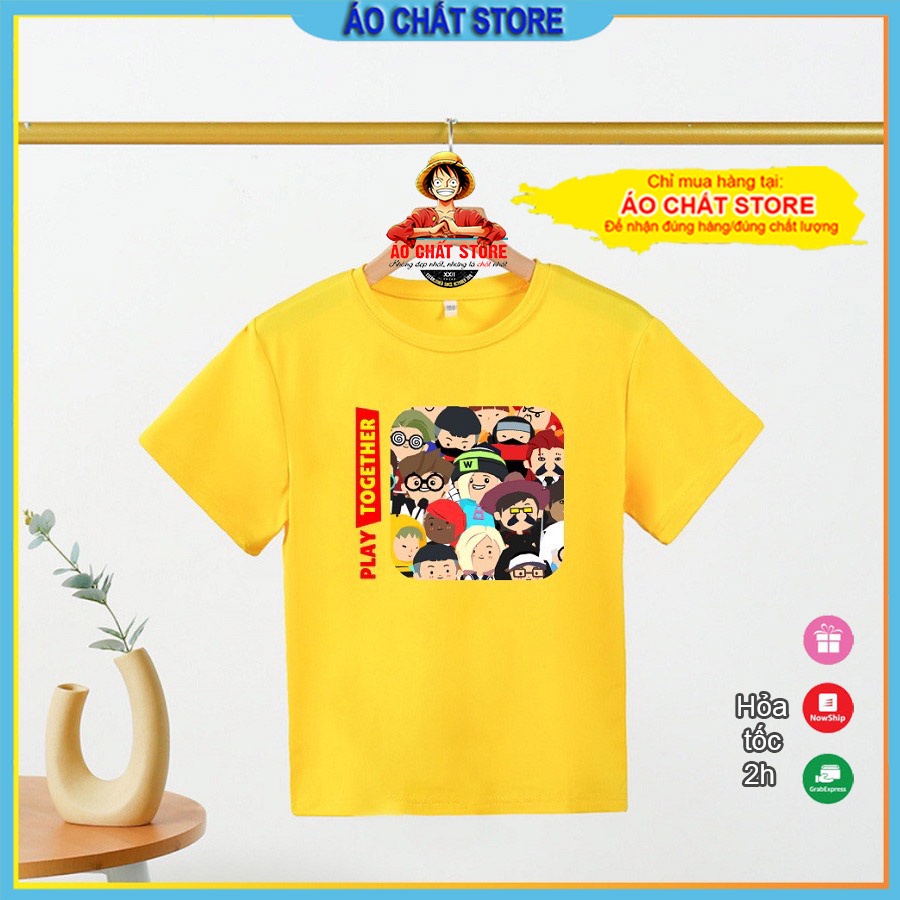 Áo thun Play Together cho bé trai bé gái dễ thương | Áo trẻ em Play Together giá rẻ siêu đẹp PT03