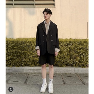 BLAZER KAKI ĐEN