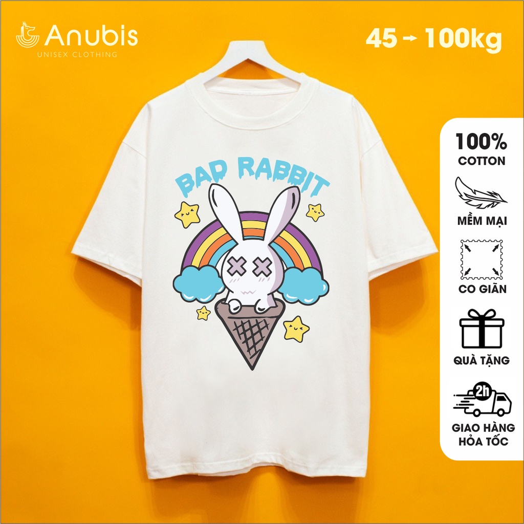 Áo Thun Thỏ Kem Cute Anubis Store