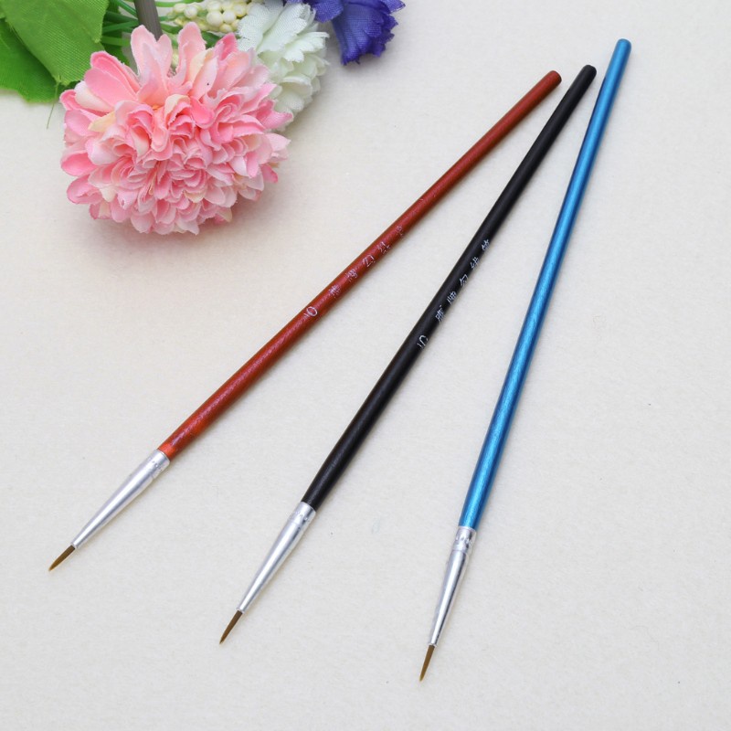 Set 10 Cọ Vẽ Tranh Màu Nước / Acrylic / Sợi Nylon