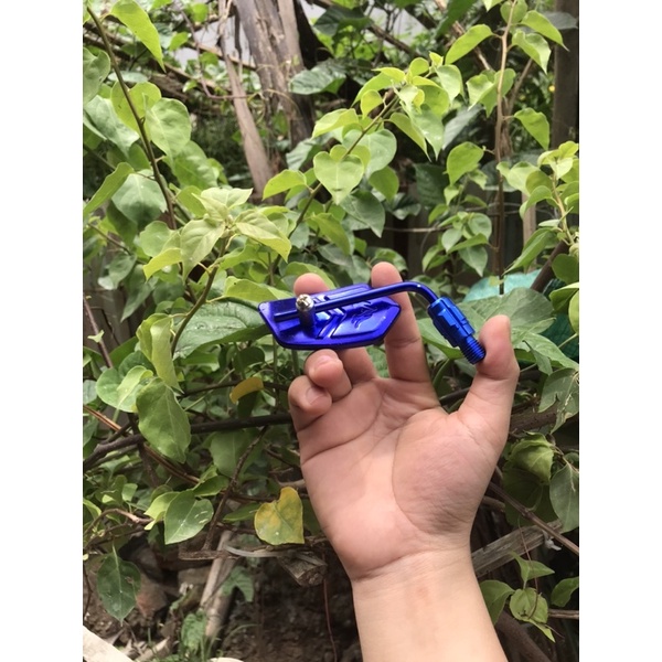Gương nhí dạng gương lá mỏng mặt trắng cực đẹp gắn các dòng xe