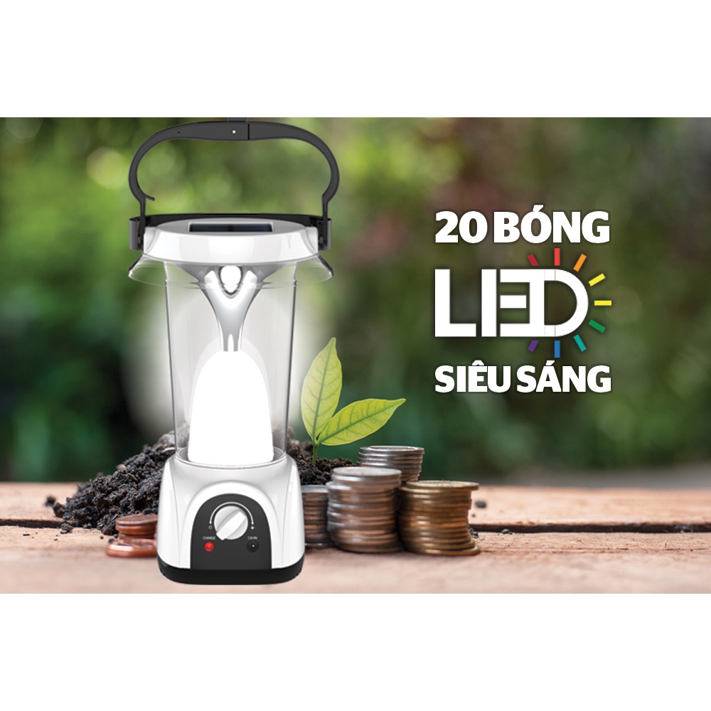 Đèn tích điện năng lượng mặt trời Sunhouse SHE - 6899S