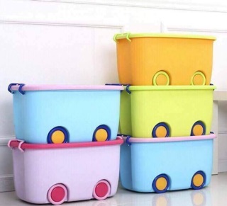 Thùng đựng đồ chơi cho bé hình oto