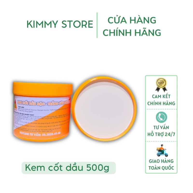 01 Hộp 500g kem cốt dầu trắng da