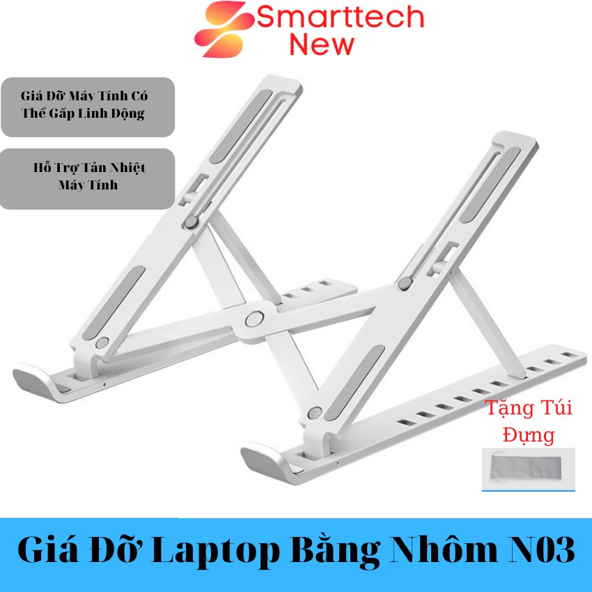 Giá Đỡ Laptop, Macbook, Ipad Bằng Nhôm Có Thể Điều Chỉnh Được Độ Cao, Đế Tản Nhiệt Laptop Có Nhiều Loại Đẹp