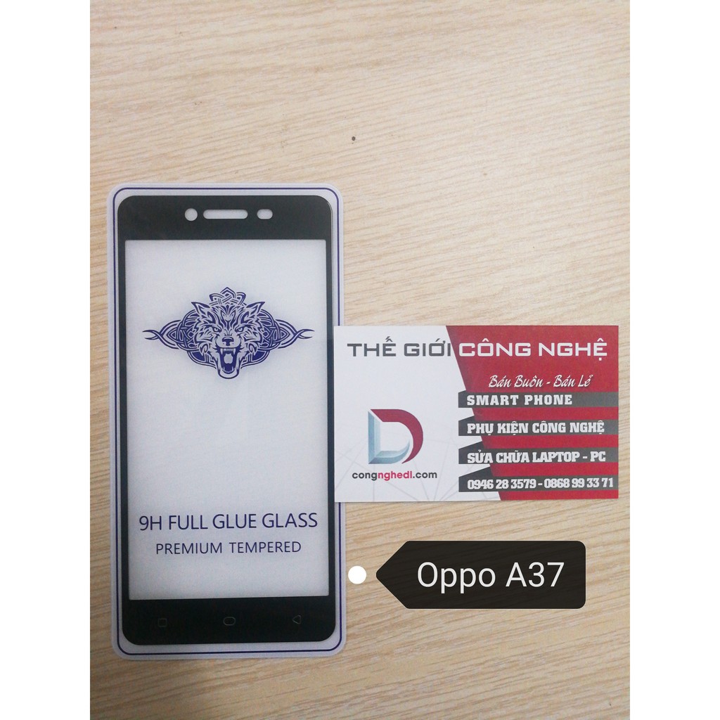 Kính Cường Lực Oppo A37 Full Màn Hình