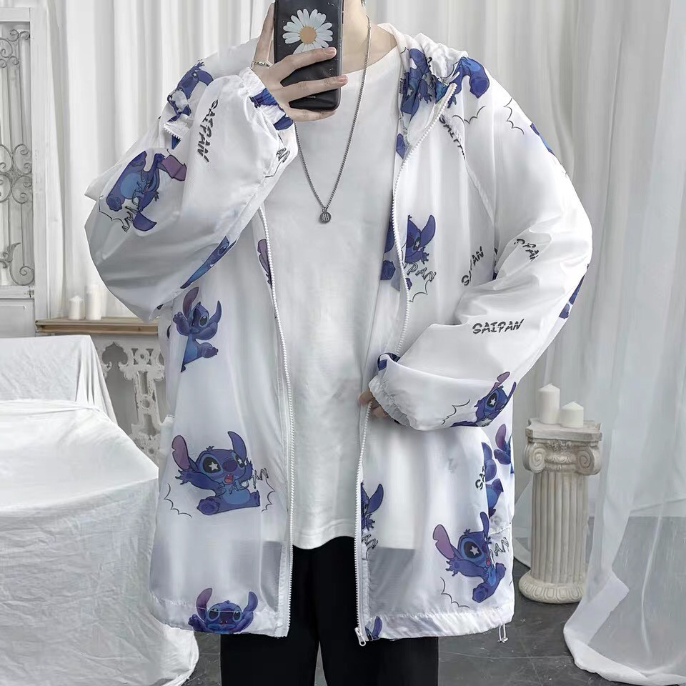 Áo khoác dù unisex form rộng 3D Hoạt Hình, nam nữ ulzzang WIND | BigBuy360 - bigbuy360.vn