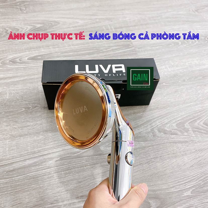 Vòi hoa sen Luva VS6, BH 1 năm, đổi lỗi 30 ngày, đường kính bát sen 11cm, tắt bật trên vòi sen