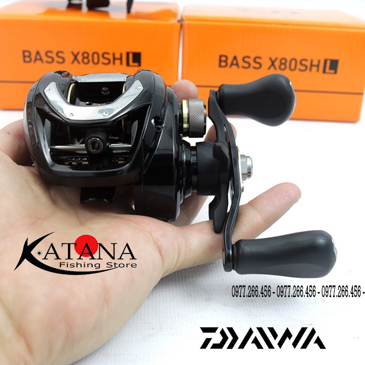 Máy câu ngang Daiwa Bass X80SHL