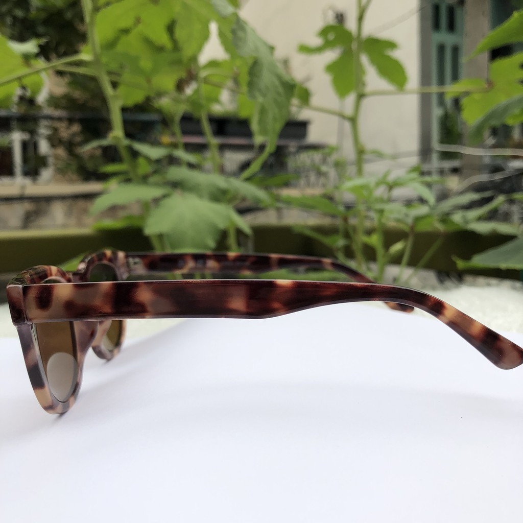 Ảnh Thật Kính Mát Da Beo Fashionista - Kiếng Mát Đi Biển Phong Cách Thời Trang - Kính Mắt Đẹp