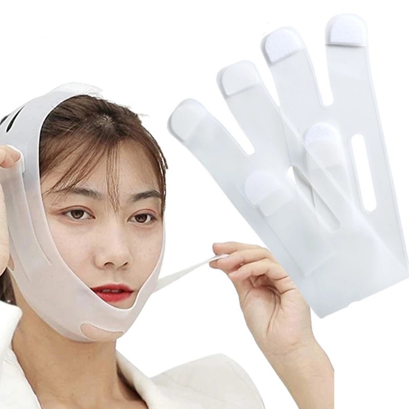 Băng Quấn Tạo Khuôn Mặt V-Line Bằng TPU Thoáng Khí Chất Lượng Cao