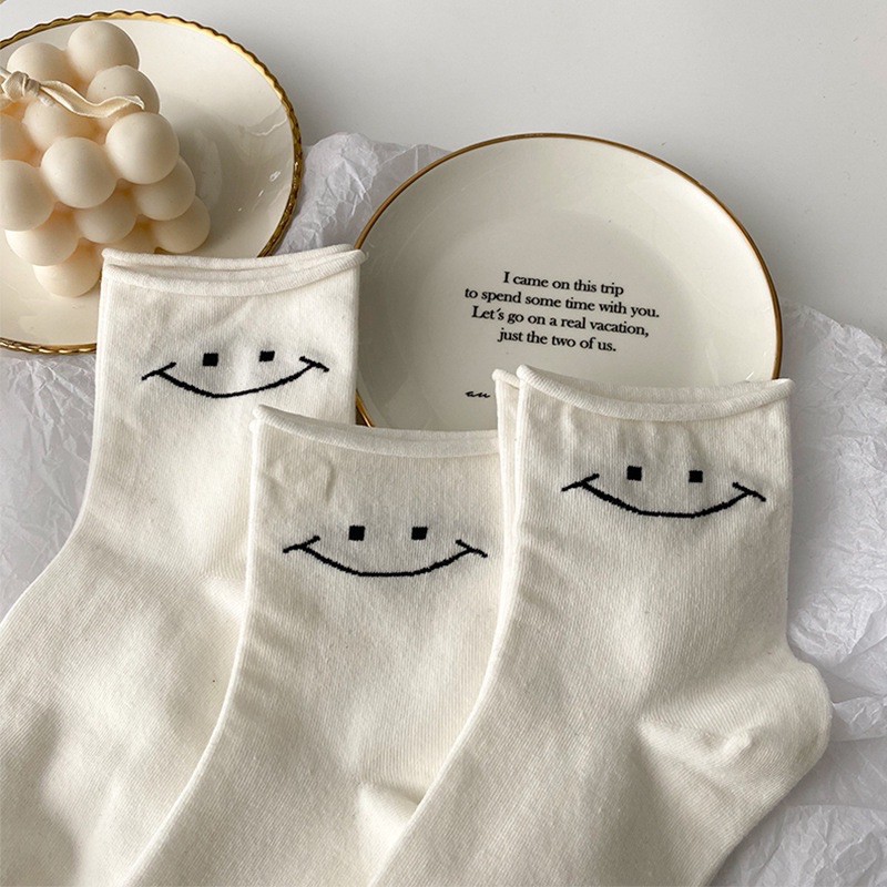 Tất  SMILE chất liệu cotton loại 1 siêu xinh- Full Tag