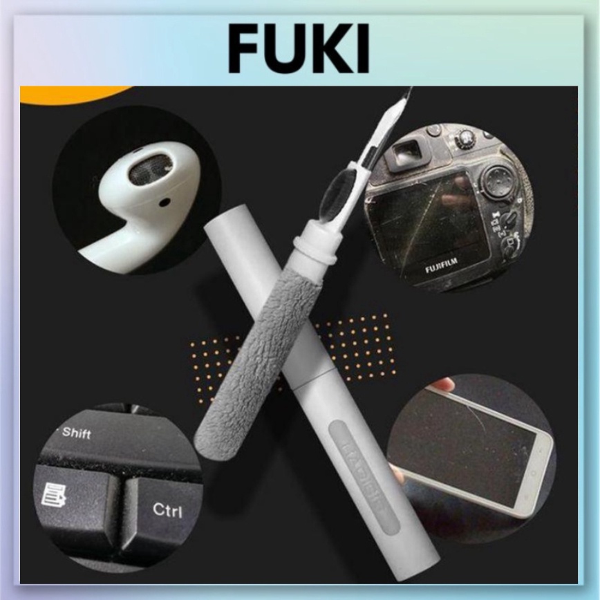 Bút vệ sinh airpod đa năng làm sạch airpods 1 2 3 Pro điện thoại/máy ảnh làm sạch mọi ngóc ngách FUKI
