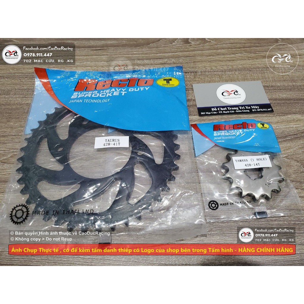 Nhông Đĩa Recto Taurus và sirius