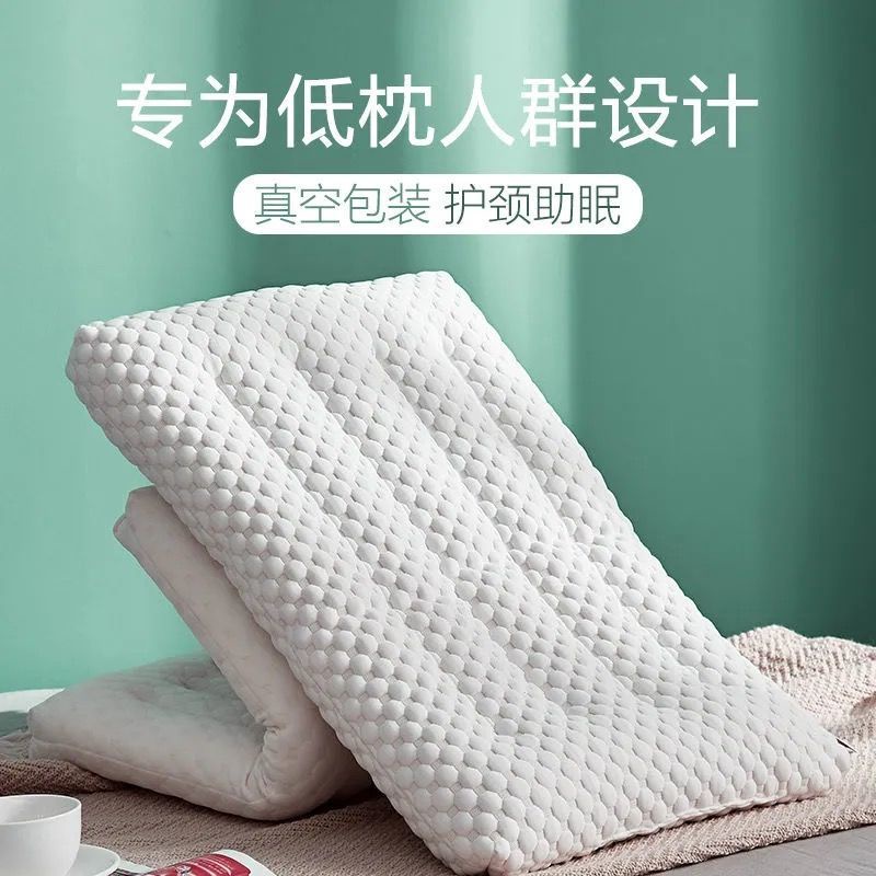 Gối Ngủ Thấp Chất Liệu Nhung 3D Siêu Mềm Mỏng Cho Người Lớn Và Trẻ Em