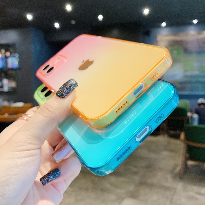 Ốp Iphone 11 Vỏ Điện Thoại Di Động Silicon Vỏ Mềm Cho 6 6p 6s 6sp Se2020 7 7p 8 8p X Xr Xsmax 11promax 12mini Gradient Trường Hợp | BigBuy360 - bigbuy360.vn