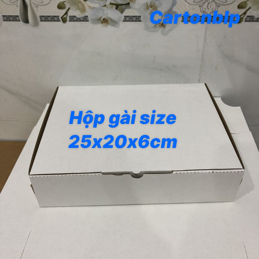 20 HỘP CARTON GÀI ĐỰNG QUẦN ÁO, PHỤ KIỆN SIZE 25X20X6CM