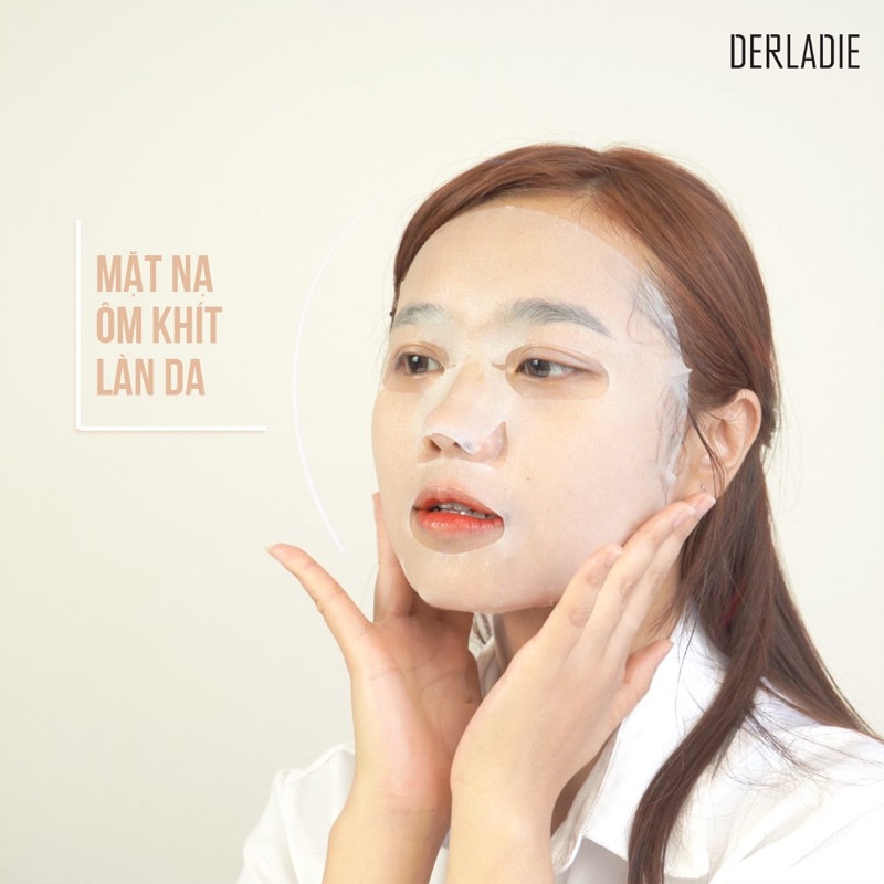 (1 miếng) Mặt nạ Derladie cây phỉ ngăn mụn và sáng da 30ml [COCOLUX]