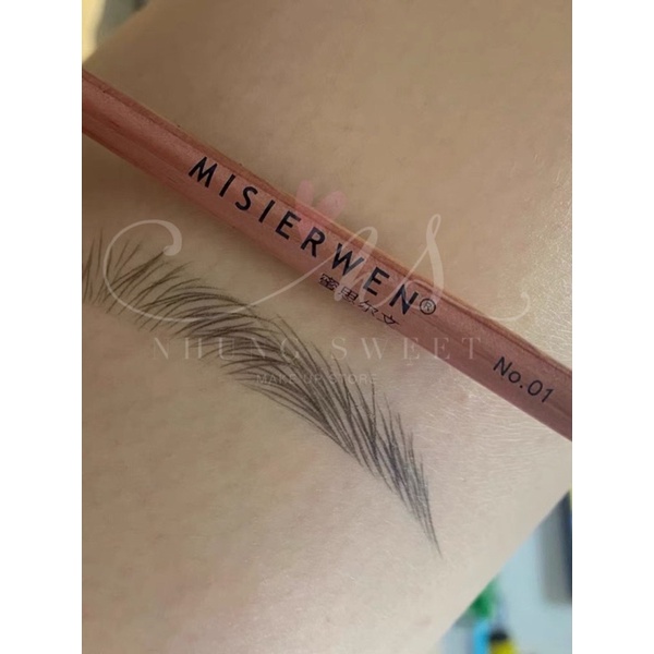 Chì Kẻ Mày lõi cứng chống thấm nước - dùng được 3 năm dù ngày nào cũng gảy k hao mòn và k đứt gãy như chì giòn mềm cũ