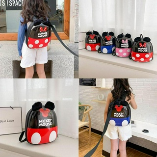 Balo trứng Mickey dễ thương cho bé - Balo có dây chống lạc