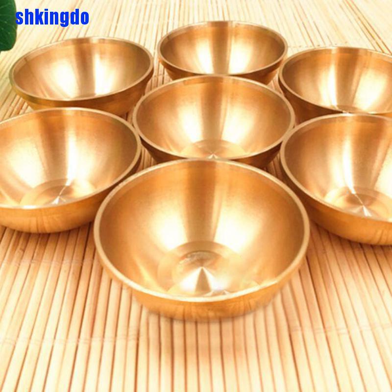 Bát nước mini bằng đồng phong cách Phật Giáo Tây Tạng