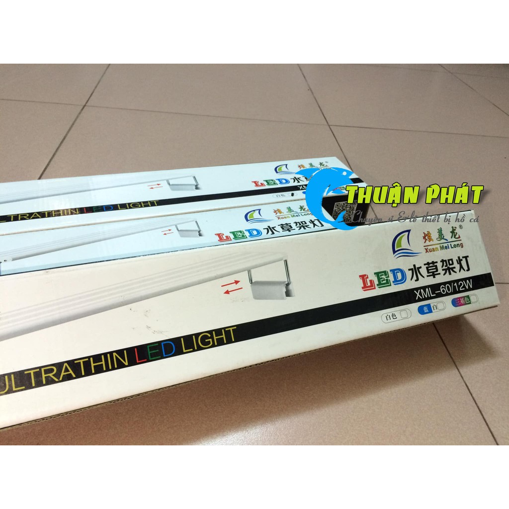 Đèn Hồ Cá Siêu Sáng Led Trắng XML 40cm, Led Trắng XML 60cm, Led XML 60cm 3 chế độ
