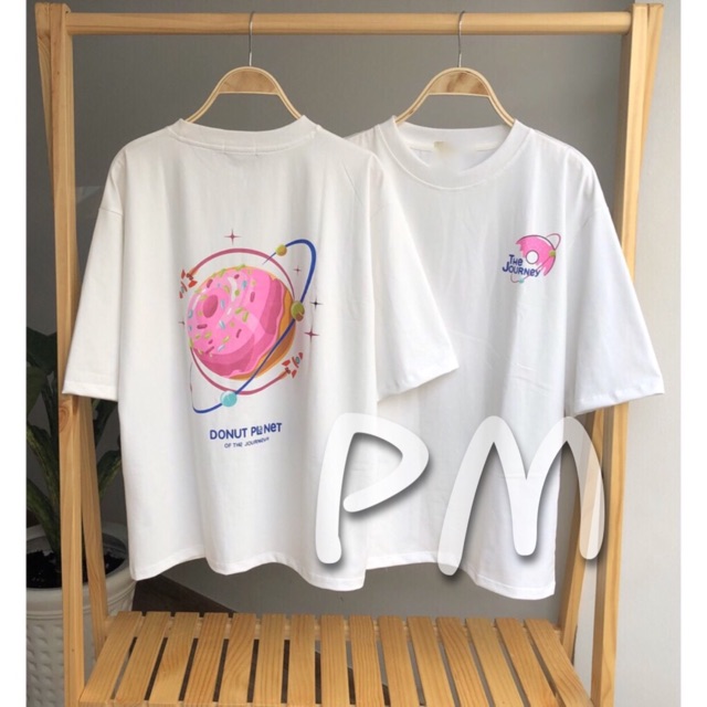 Áo quả cầu Donut in hai mặt
