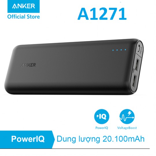 Pin Dự Phòng sạc nhanh Anker A1271 20.100mah Chính Hãng