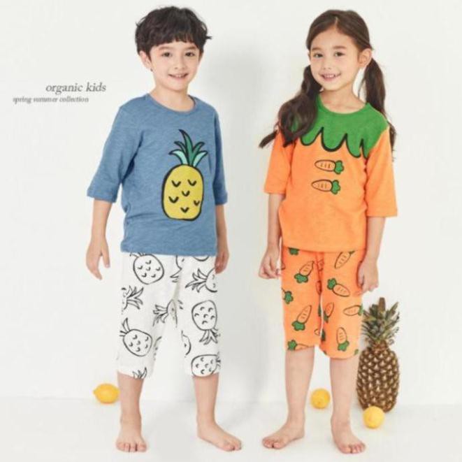 Cato123 A2 Bộ đồ lửng trẻ em Unifriend Hàn quốc cho bé trai, bé gái