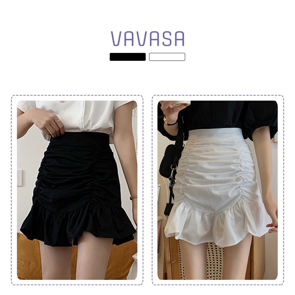 Chân váy đuôi cá nhún cạp cao có quần trong / chân váy ôm body ngắn chữ a lưng cao công sở  CV08 | BigBuy360 - bigbuy360.vn