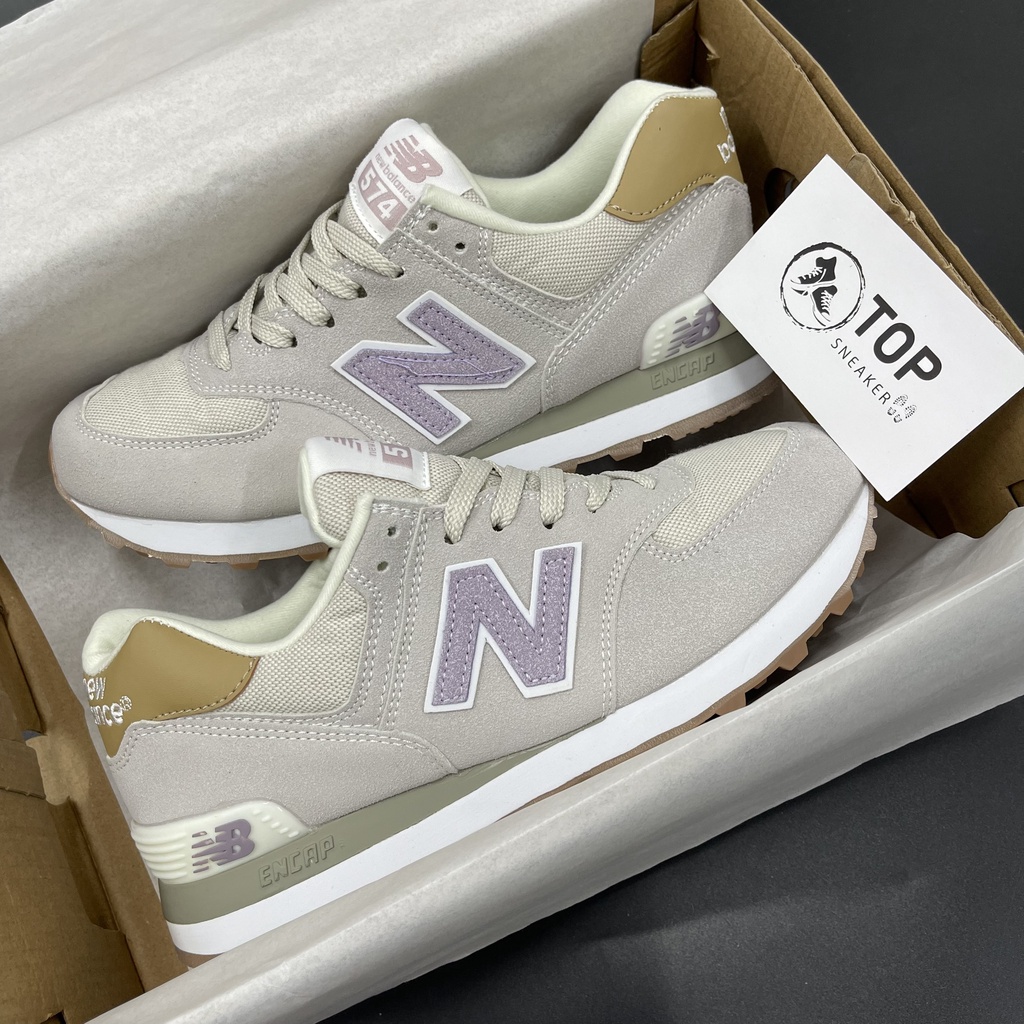 Giày sneaker nữ đế cao new blance 574, giày thể thao nữ tăng chiều cao