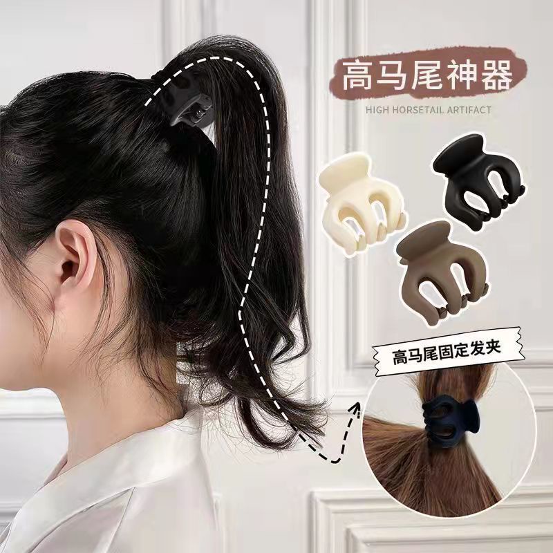 Jin Chen Kẹp Tóc Đuôi Ngựa Cỡ Nhỏ Hình Quả Bí Ngô/Cá Mập Phía Sau