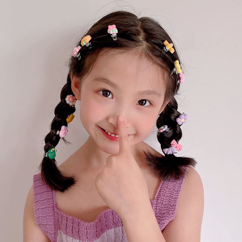 Kẹp Tóc Hình Hoa/Trái Cây Dễ Thương Cho Bé Gái