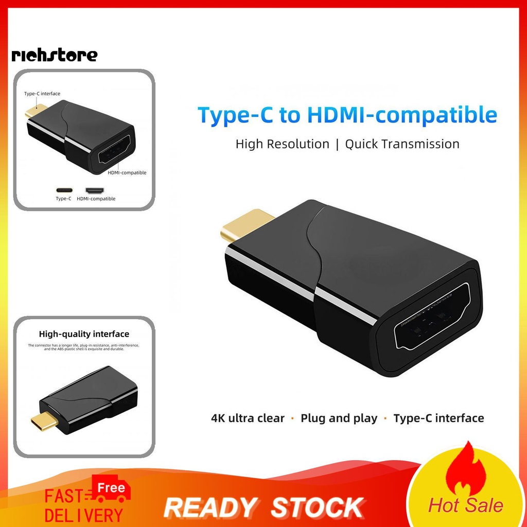 Bộ chuyển đổi video Type-C sang HDMI 4K chất lượng cao
