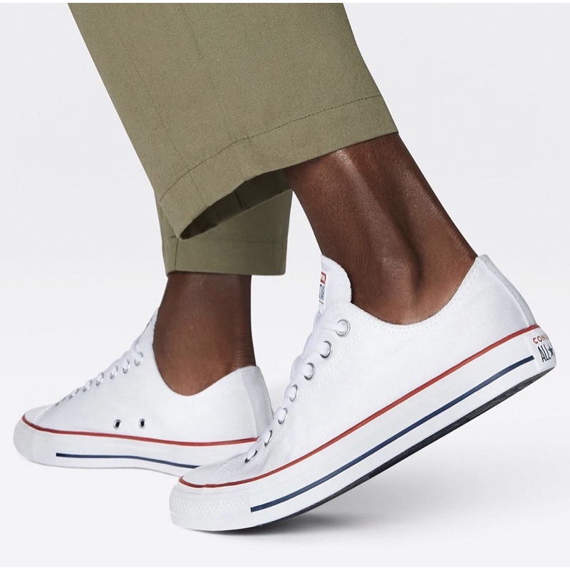 Giày Converse Classic Trắng Đen Cao - Thấp (New)